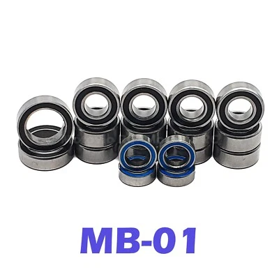 Bearings Set for TAMIYA MB-01 MB01 Giulia Mini Cooper 18 Rubber Seals 58747
