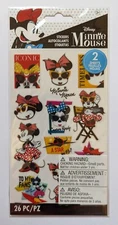 Disney Minnie Mouse Hollywood Flat Scrapbooking Stickers By EK Success