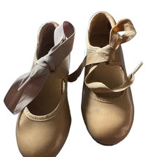 Girl s Balera Caramel Brown Tap Shoes Size 11 see description