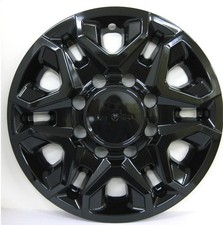 Wheel Covers 18 Black Abs 4 Pcs Set. Fits 2020-2025 Chevy Silverado 2500 Ltz