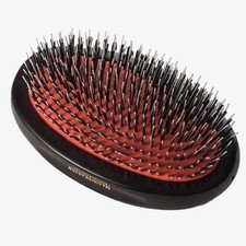 Mason Pearson Military Mix Hair Brush Boar Bristle Nylon Handleless Medium