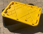 Greenmade 27-Gallon Heavy-Duty Black and Yellow Storage Tub, Int. Dim. 27x17x13 — photo 5