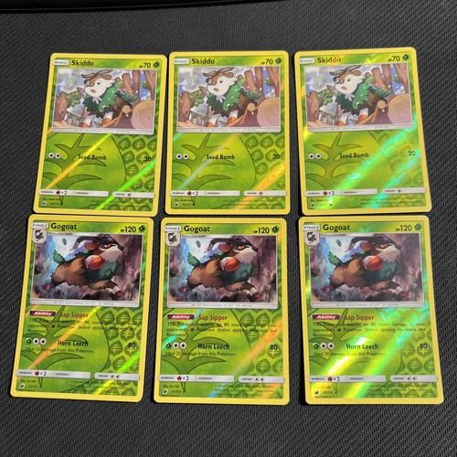 Gogoat & 11/111 Skiddo 10/111 Reverse Holo Crimson Invasion Pokemon Card 6