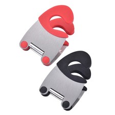  2 Pcs Cooking Utensils Holder Spoon Rests Cutlery for Countertop Clip