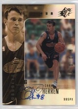 1999-00 SPx Rookie 868/2500 Chris Herren #118 Auto 19bs