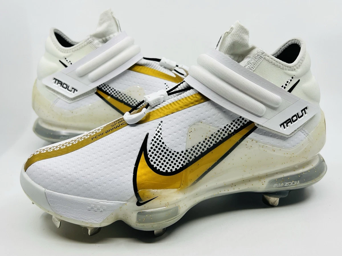 Nike Force Zoom Trout 7 Pro Black Metallic Gold for Sale