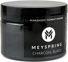 MEYSPRING Charcoal Black Mica Powder for Epoxy Resin - 50
