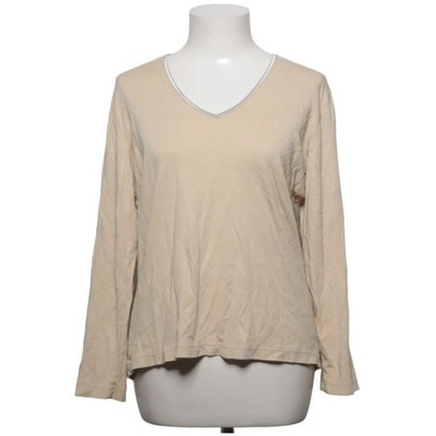 Free Form, Langarmshirt, Größe: 46/48, Beige, Baumwolle/Viskose, Einfarbig #ZbS