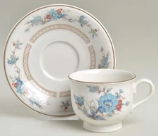 Noritake Bleufleur Cup & Saucer 420018