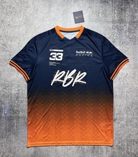 Red Bull Racing F1 Max Verstappen 33 T-Shirt Mens XL New With Tags Orange Navy