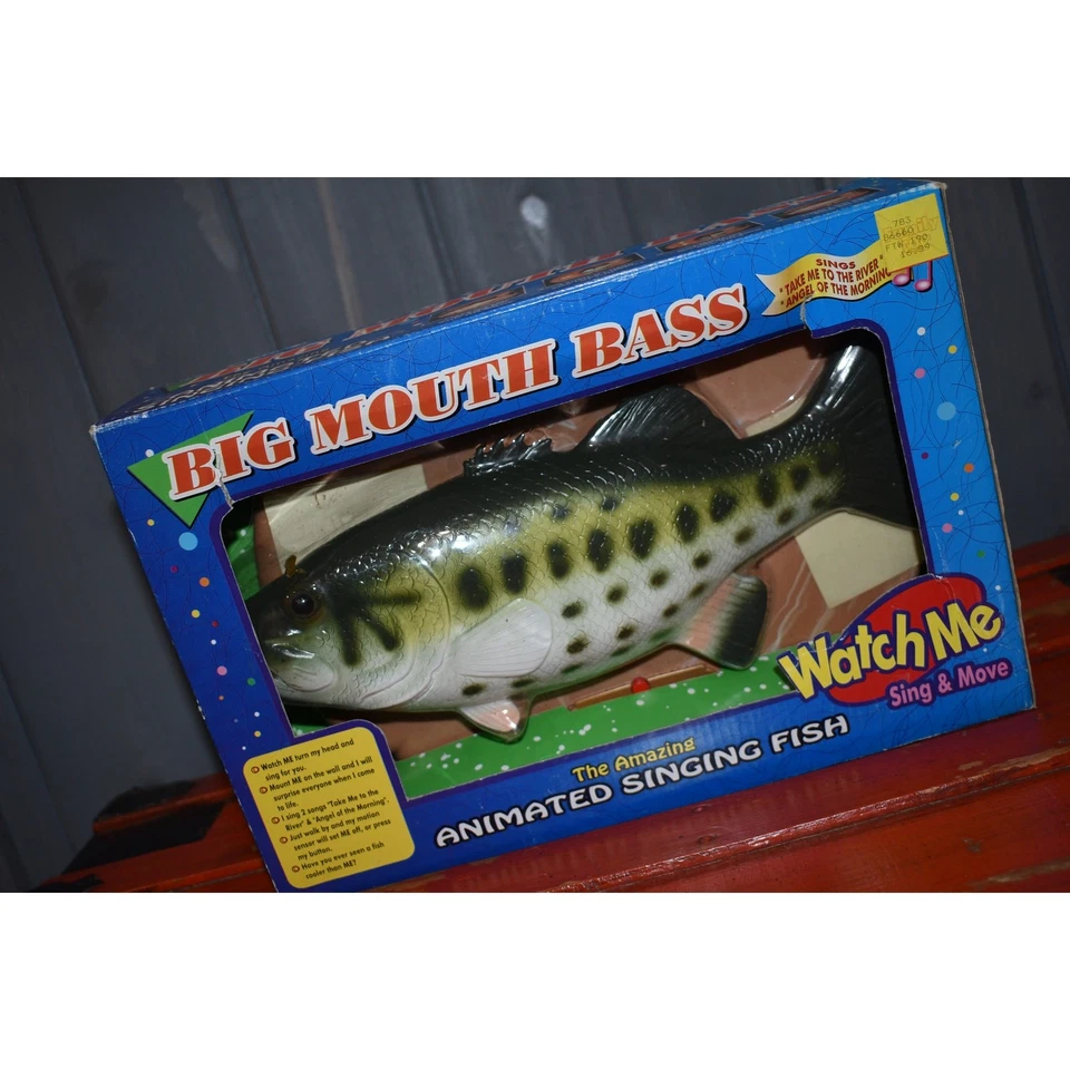 GRAN Boca Lubina Firma Pesca Llévame al Río Ángulos de la Mañana 2000 NUEVO Foto 4 de 4