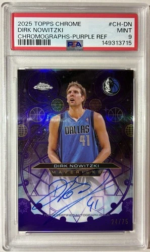 2025 Topps Dirk Nowitzki Base (PSA 9)