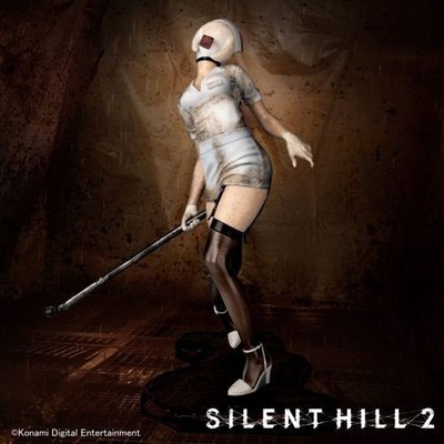 SILENT HILL 2 Red Pyramid Thing & Bubble Head Nurse Figure Set