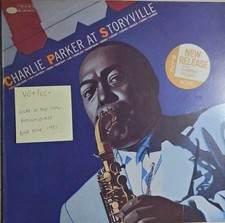 Charlie Parker At Storyville Vinyl Record LP VG+/VG+ BT85108 1985