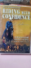 RIDING WITH CONFIDENCE CLINT ANDERSON HORSEMANSHIP SADDLE PART 1-4 DVD Used