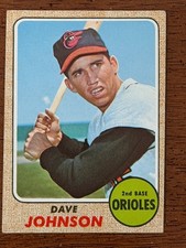 1968 Topps Dave Johnson #273 (G-VG) (See description)