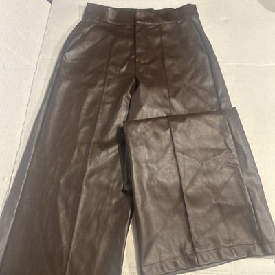 Soho Apparel, Young Contemporary Crown Faux Leather Pants Size Small