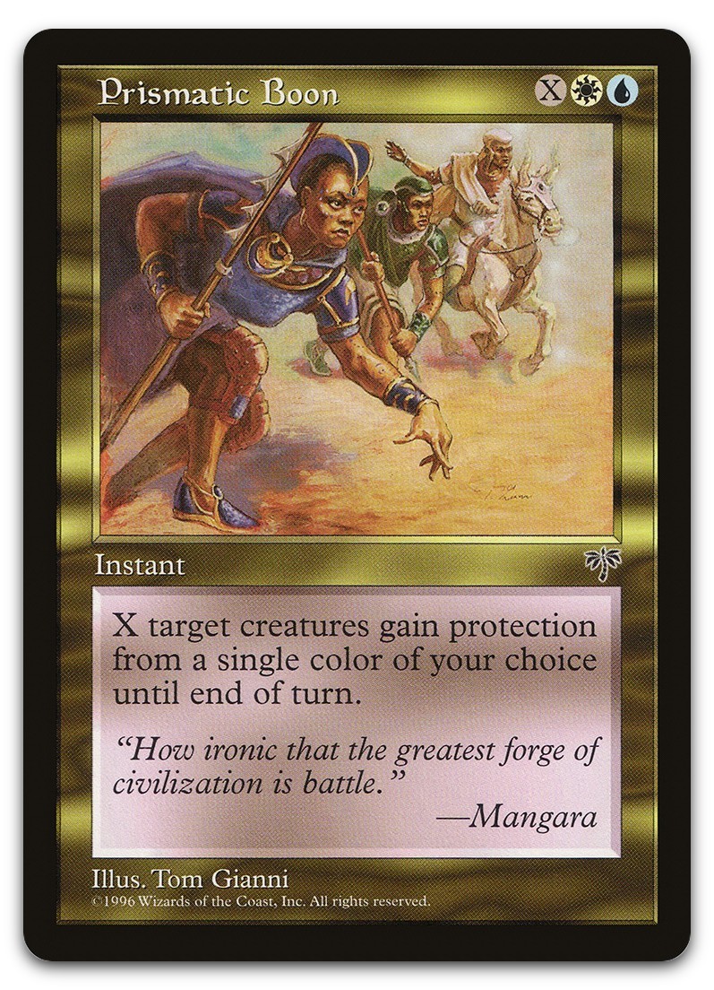 Prismatic Boon (NM) Mirage MIR Magic MTG