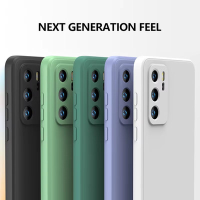 For Huawei All-purpose P20 pro P30 pro P40 Plus Case Liquid Silicone P60 P50
