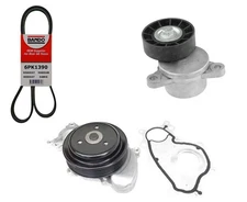 Belt Tensioner Cooling Water Pump Fits 11-17 Ford F150 3.5 3.7 Natural Aspirated