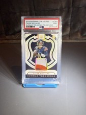 2024 National Treasures Caleb Williams Sunday Treasures Team Logo Gold /10 PSA 9
