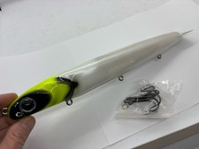 12” Chaos Tackle Navin Lemon Head Dive & Rise Jerkbait Crankbait Musky Lure