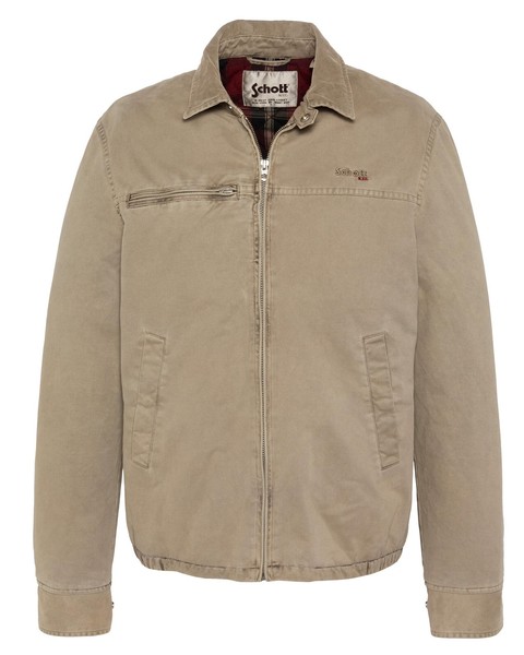 Schott NYC Jacke Delavee Velours Cotele Braun Xxxl, Herrenjacke, Freizeitjacke-image