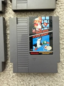 Lot Of 6 NES Games - Donkey Kong 3, Mario Bros, Duck Hunt