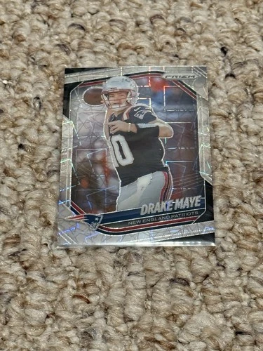 2025 Panini Prizm Drake Maye Laser Prizm #165 New England Patriots