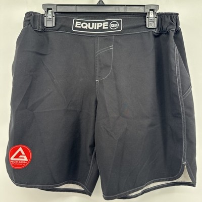 Gracie Barra Shorts Mens 34 Black Jiu Jitsu BJJ Wrestling Nogi Equipe Edition