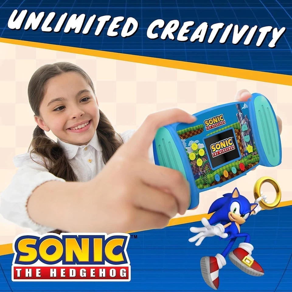 Sonic Interactive Camera-1080P Video 2"LCD Mp3 Game Rechargeable SD Card 4x Zoom - Image 3 of 4