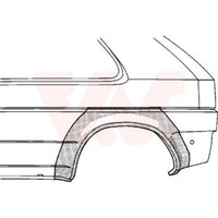 VAN Wezel Reparaturblech Seitenwand Hinten Links FüR VW Golf III 1H1 Vento 1H2