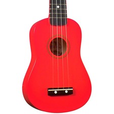 Diamond Head DU-10 Soprano Ukulele Red Black Fingerboard