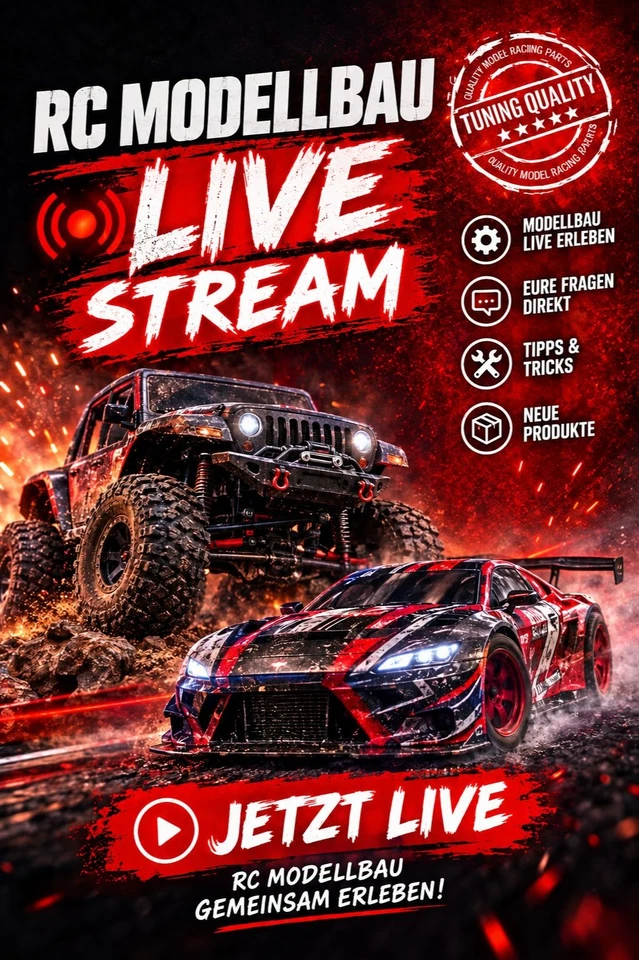 RC Super-Stream am Samstag!🔥🏎️