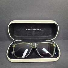 Marc Jacobs MARC221/S QM496 Rectangle Sunglasses Crystal Blue Mirror Shaded