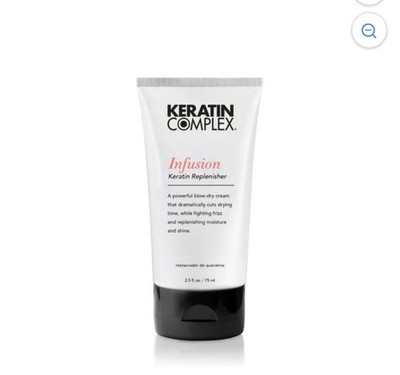 Keratin Complex Infusion Keratin Replenisher Blow Dry Cream Cuts Drying 2.5oz