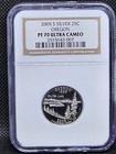 2005 S Silver Proof State Quarter 5 Coin Set NGC PF70 Ultra Cameo — photo 2