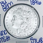 1896 BU UNCIRCULATED MORGAN SILVER DOLLAR AUTHENTIC U.S. MINT FREE SHIPPING 5768