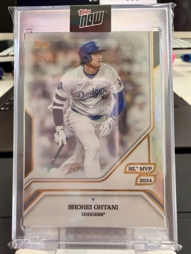 2025 Topps Now Shohei Ohtani 2024 NL MVP /99 Sealed Card LA Dodgers
