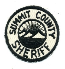 very old Summit County Ohio Sheriff patch - OH