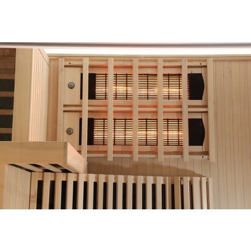 Sanotechnik CARBON 3 Infrarotkabine Wärmekabine 2 Pers. 150x150x195 cm NEU
