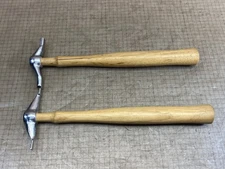 2 VTG Tiny Cross Peen Hammer 2 oz Gunsmith Jeweler Machinist Tool FORD CAR PARTS