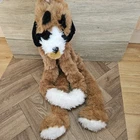 Furryland Vintage Dog Hand Puppet Soft Toy Plush Brown Collectable Role-playing