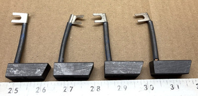 Mersen A12C Carbon Brush Grade A12C Lot of 4 DC Motor Generator U-Fork Terminal