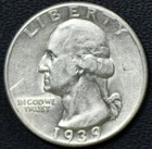 1939D Washington Quarter Choice EF