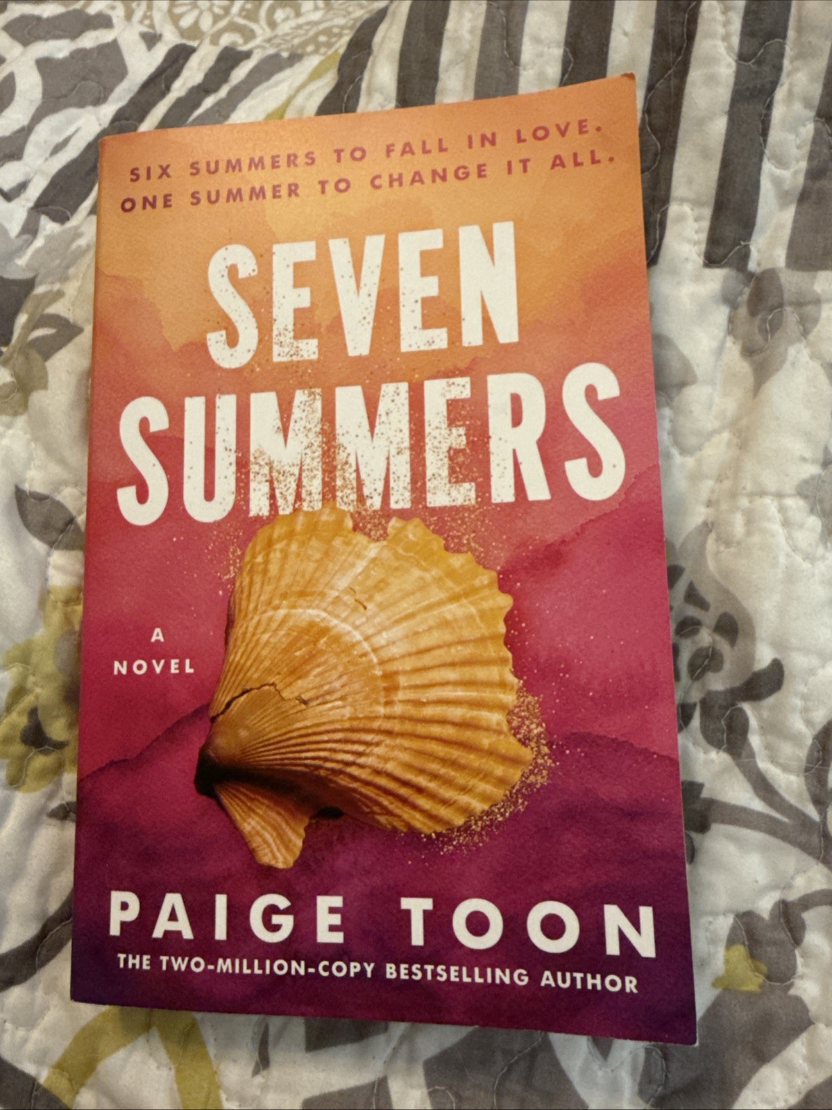 Seven Summers - paperback Toon, Paige