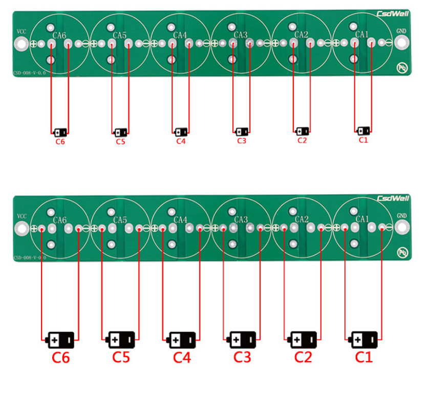 Super Condensatore 2.7V 100F-500F Con Scheda Di Bilanciamento - 6 String Per Accumulo Energia - Foto 5