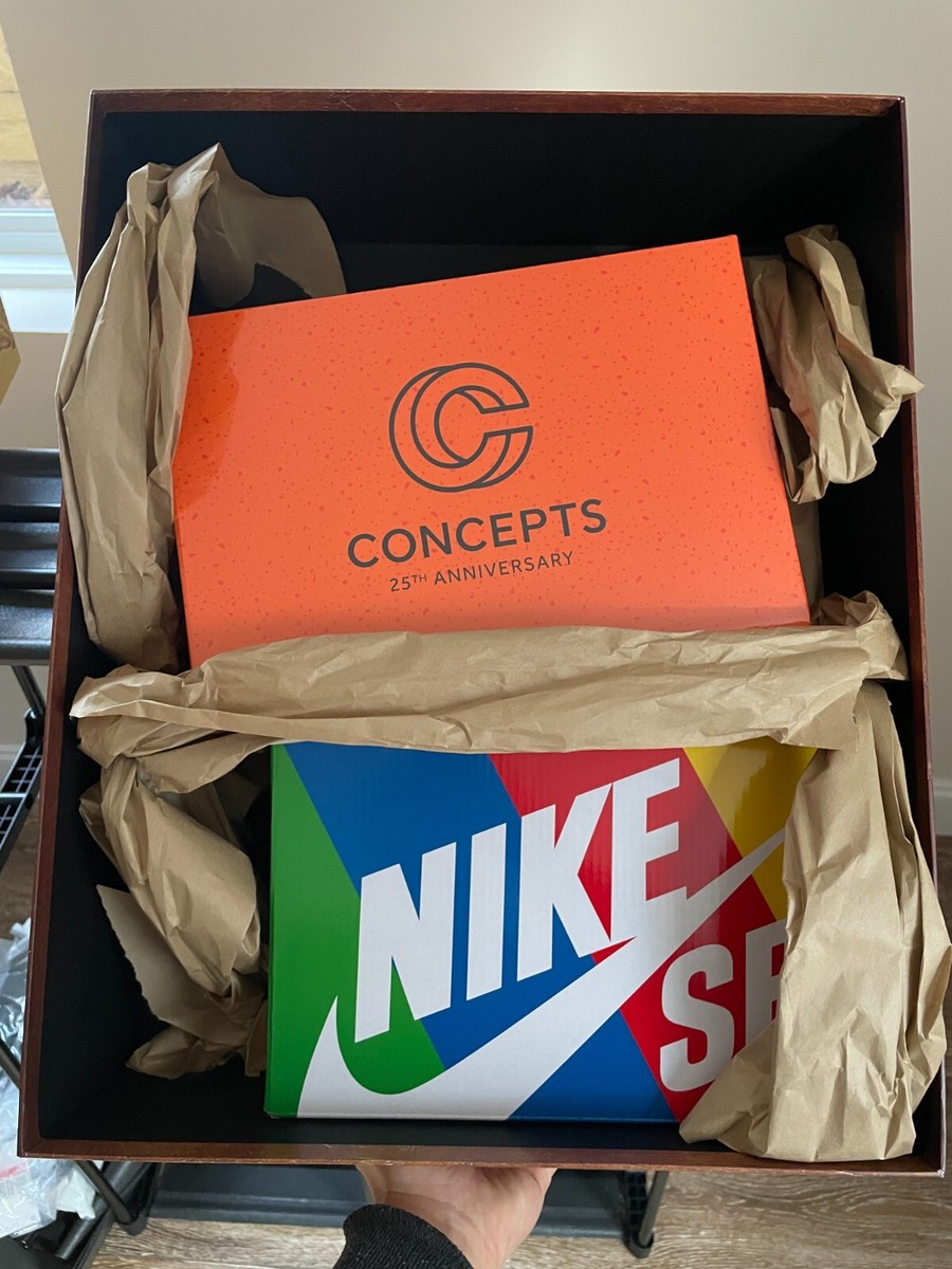 SPECIAL BOX Concepts Nike SB Dunk Low Orange Lobster 7 Women Men