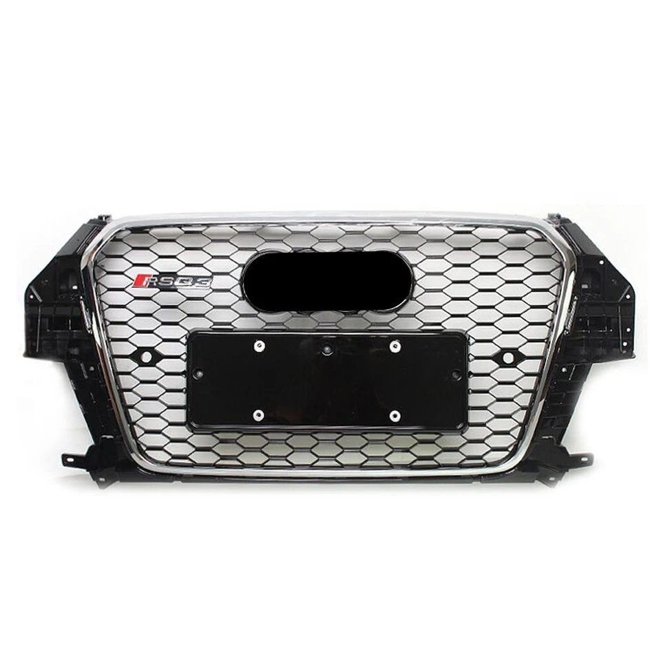 Audi Q3 8U Sline 2011-2014 Griglia anteriore cromata griglia radiatore nero - Image 2 of 3