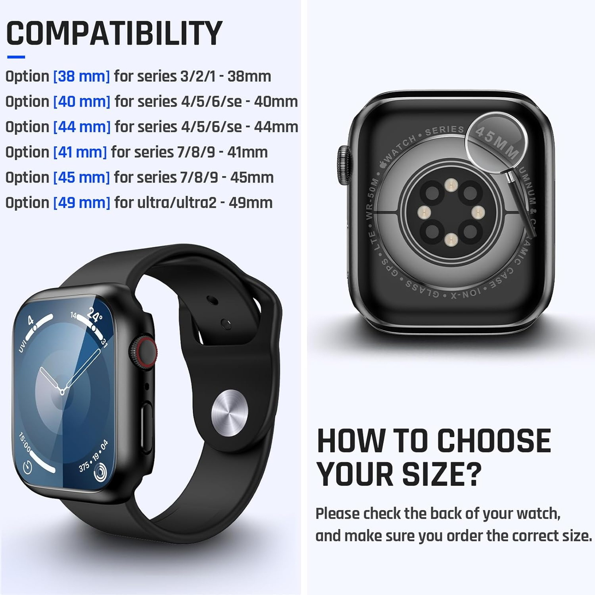 Goton Apple Watch Accessories Amazon Goton Waterproof Screen